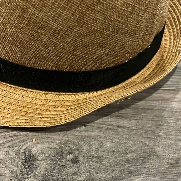 EUC CYD Jute & Paper 100% Paper Fidora Hat Size Med - Picture 3 of 8